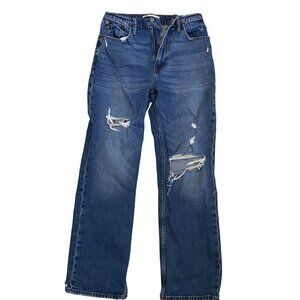 Abercrombie & Fitch The Ankle Straight Ultra High Rise Jeans Size 26/ 2R